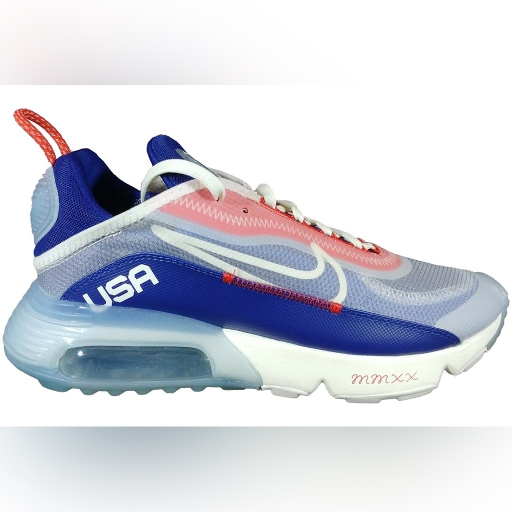 Nike Air Max 2090 Blue and Orange Sneakers